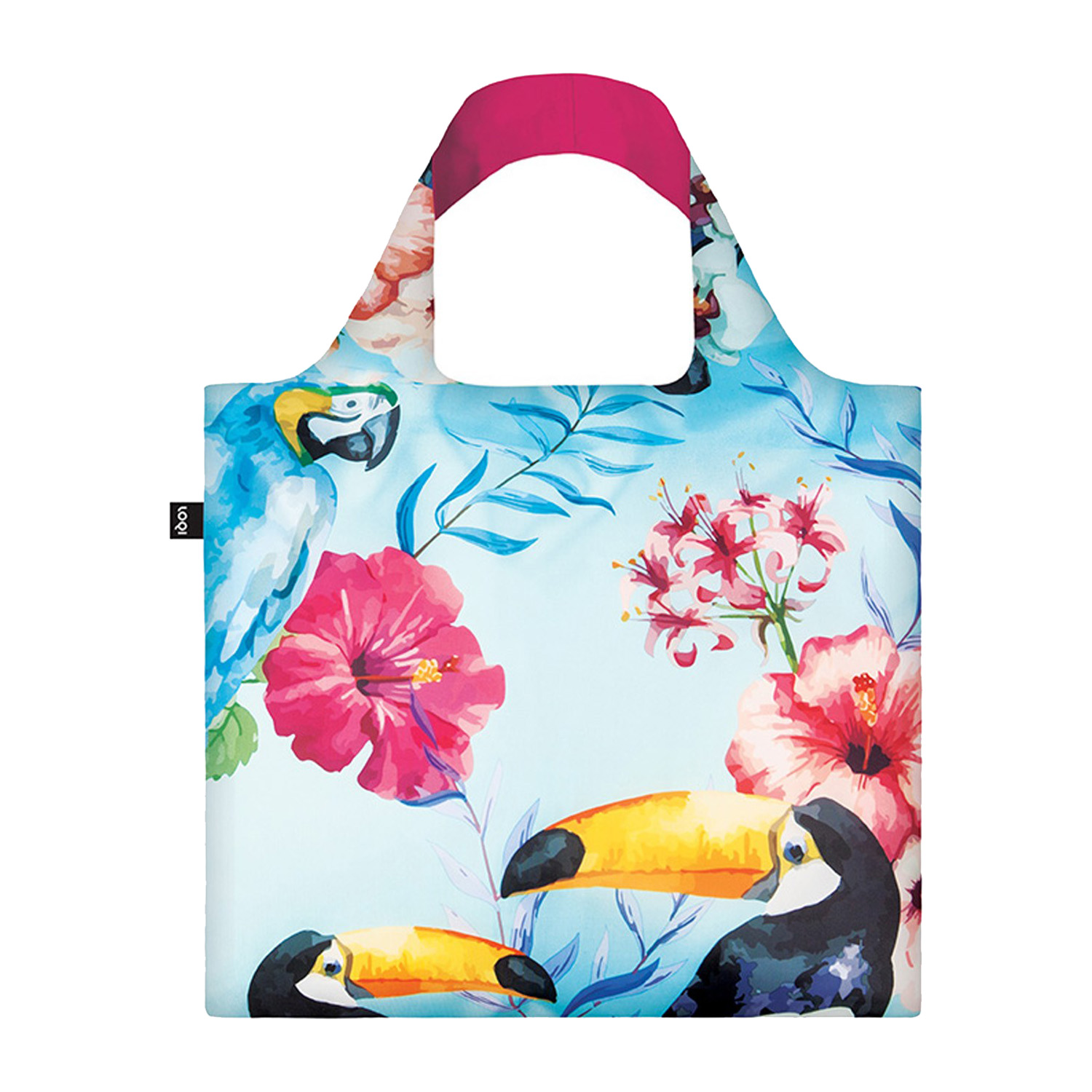 Buy LOQI Wild Foldable Tote Bag - Birds in Singapore & Malaysia - The Wallet Shop