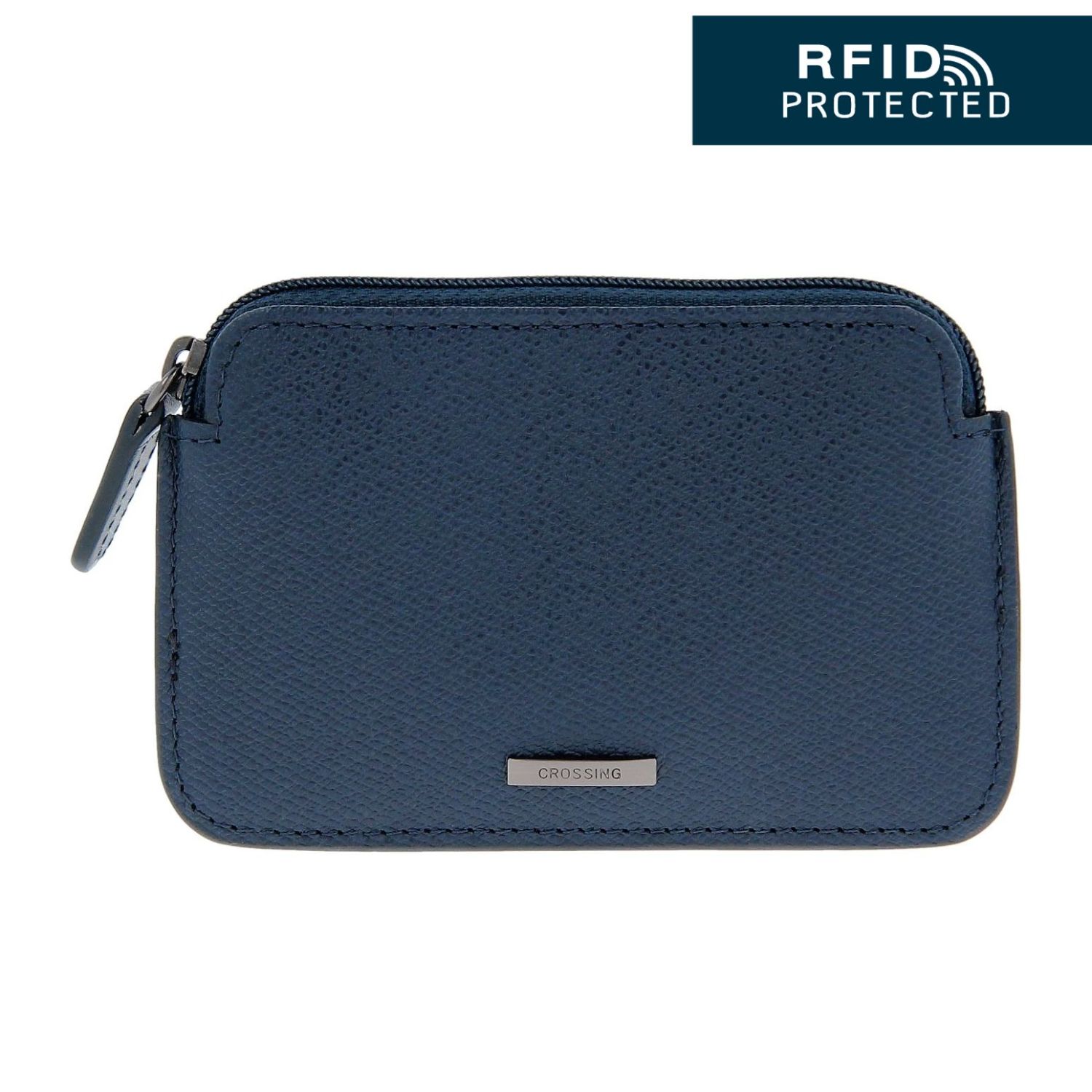 Buy Crossing Elite Leather Key Coin Pouch With Card Slots RFID - Jeans in  Singapore & Malaysia - The Wallet Shop